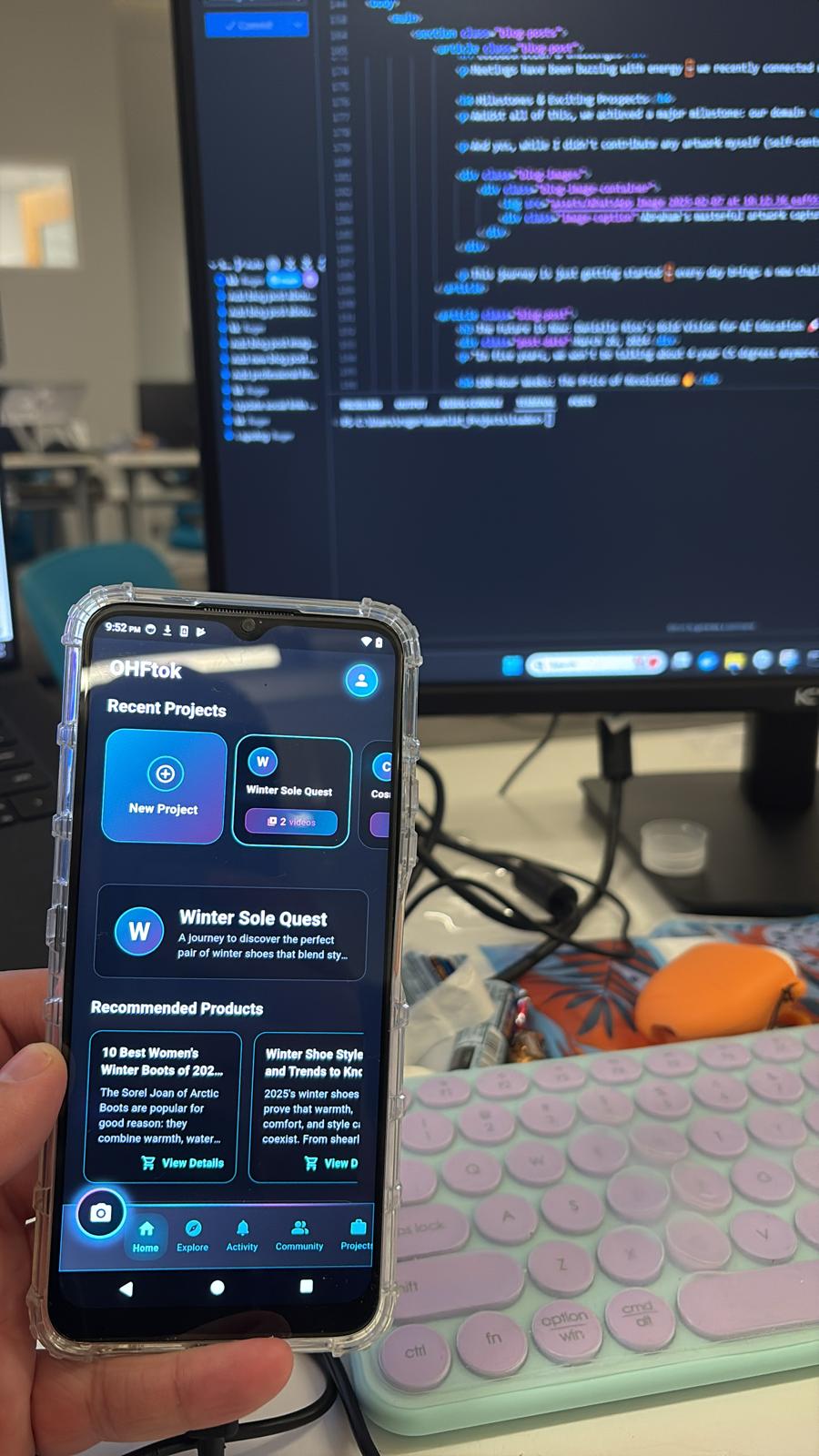 Android app deployment celebration